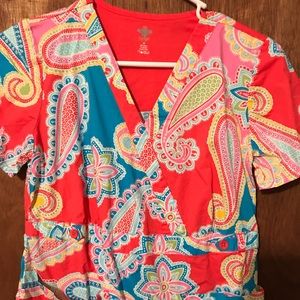NWOT Med Couture scrub top